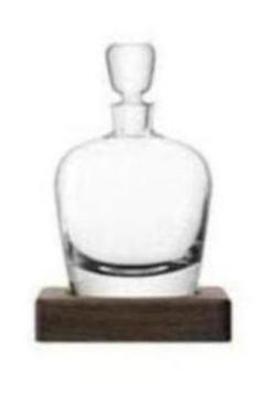 LSA International Conical Whisky Decanter with Base